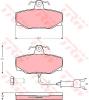 TRW GDB462 Brake Pad Set, disc brake