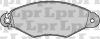 LPR 05P661 Brake Pad Set, disc brake