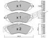 TRUSTING 303.0 (3030) Brake Pad Set, disc brake