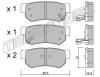 TRUSTING 374.0 (3740) Brake Pad Set, disc brake