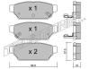 TRUSTING 411.0 (4110) Brake Pad Set, disc brake