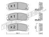 TRUSTING 413.0 (4130) Brake Pad Set, disc brake