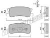 TRUSTING 415.0 (4150) Brake Pad Set, disc brake