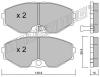 TRUSTING 420.0 (4200) Brake Pad Set, disc brake