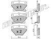 TRUSTING 439.0 (4390) Brake Pad Set, disc brake