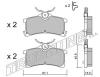 TRUSTING 465.0 (4650) Brake Pad Set, disc brake