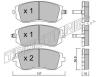 TRUSTING 516.0 (5160) Brake Pad Set, disc brake
