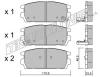 TRUSTING 523.0 (5230) Brake Pad Set, disc brake