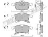 TRUSTING 555.0 (5550) Brake Pad Set, disc brake