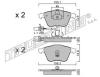 TRUSTING 565.0 (5650) Brake Pad Set, disc brake