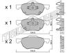 TRUSTING 746.0 (7460) Brake Shoe Set