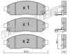 TRUSTING 759.0 (7590) Brake Pad Set, disc brake
