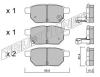 TRUSTING 762.0 (7620) Brake Pad Set, disc brake