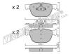 TRUSTING 786.0 (7860) Brake Pad Set, disc brake