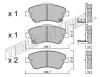 TRUSTING 810.0 (8100) Brake Pad Set, disc brake