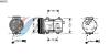 AVA QUALITY COOLING FDK283 Compressor, air conditioning