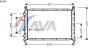 AVA QUALITY COOLING FTA2066 Radiator, engine cooling
