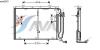 AVA QUALITY COOLING MSA5245 Condenser, air conditioning