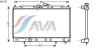 AVA QUALITY COOLING MT2122 Radiator, engine cooling