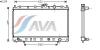 AVA QUALITY COOLING MT2129 Radiator, engine cooling
