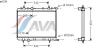 AVA QUALITY COOLING PE2236 Radiator, engine cooling