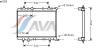 AVA QUALITY COOLING PE2250 Radiator, engine cooling