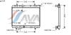AVA QUALITY COOLING PEA2239 Radiator, engine cooling