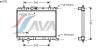 AVA QUALITY COOLING PEA2253 Radiator, engine cooling