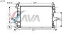 AVA QUALITY COOLING VO2116 Radiator, engine cooling