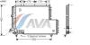 AVA QUALITY COOLING VO5081 Condenser, air conditioning