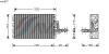 AVA QUALITY COOLING VWV077 Evaporator, air conditioning
