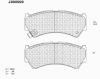 NIPPARTS J3608020 Brake Pad Set, disc brake
