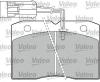 VALEO 598585 Brake Pad Set, disc brake