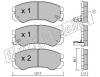 fri.tech. 366.0 (3660) Brake Pad Set, disc brake