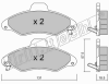 fri.tech. 073.1 (0731) Brake Pad Set, disc brake