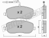 fri.tech. 546.0 (5460) Brake Pad Set, disc brake