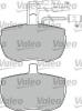 VALEO 598129 Brake Pad Set, disc brake