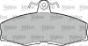 VALEO 598217 Brake Pad Set, disc brake