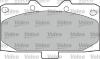 VALEO 598476 Brake Pad Set, disc brake