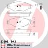 ZIMMERMANN 23598.180.1 (235981801) Brake Pad Set, disc brake