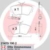 ZIMMERMANN 21479.190.2 (214791902) Brake Pad Set, disc brake