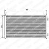 DELPHI TSP0225491 Condenser, air conditioning