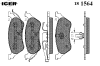 ICER 181564 Brake Pad Set, disc brake