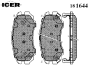 ICER 181644 Brake Pad Set, disc brake