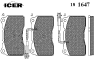 ICER 181647 Brake Pad Set, disc brake