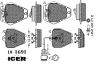 ICER 181691 Brake Pad Set, disc brake