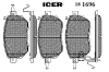 ICER 181696 Brake Pad Set, disc brake
