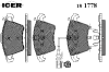 ICER 181778 Brake Pad Set, disc brake