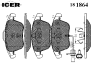 ICER 181864 Brake Pad Set, disc brake