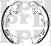 LPR 09200 Brake Shoe Set